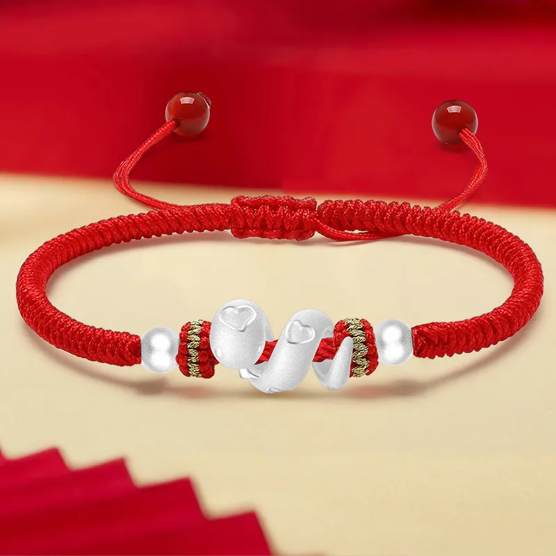 YASHENGZHUBAO Pure Silver Bracelets Unisex-5
