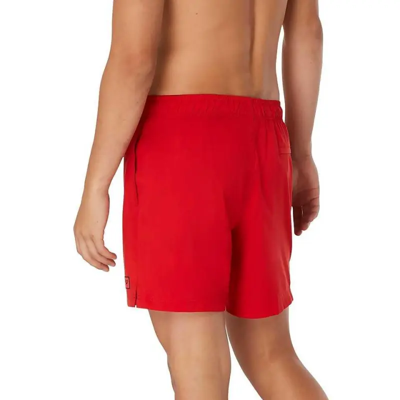 Speedo Solid Redondo Edge Volley 17' Blue Hydro Square Casual Shorts Men's-3