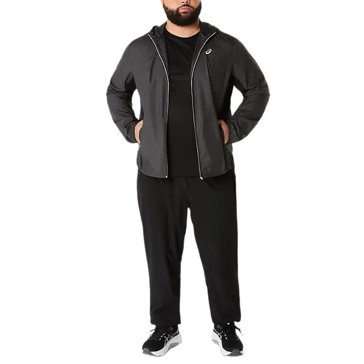 Asics SILVER JACKET Jackets Coats Men's Performance Black-3