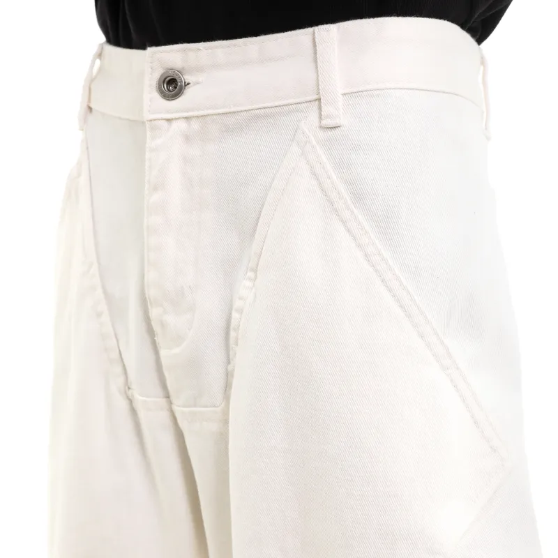 CUWU Casual Pants Unisex White-5