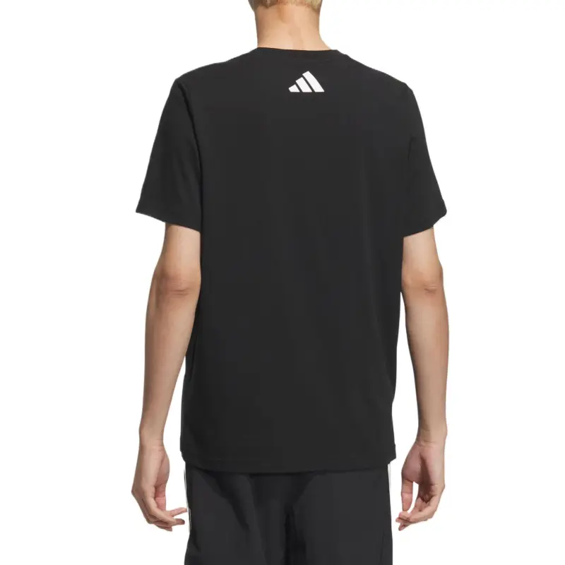 Adidas GRAPHIC SHORT SLEEVE T Shirt Unisex Black-2
