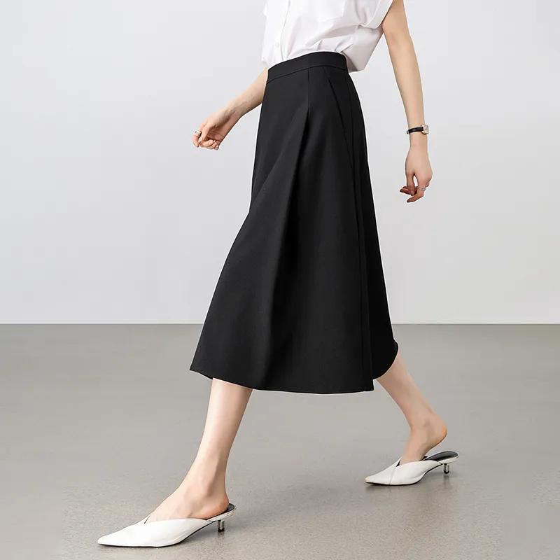SENTUBILA Casual Long Skirt Women's-13