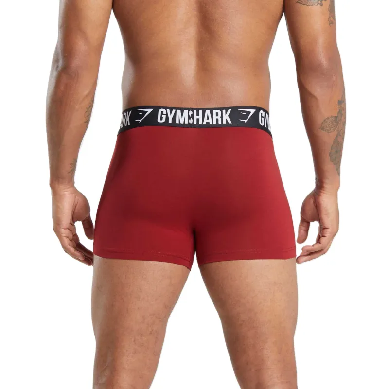 GYMSHARK Underpants Men's 5 Pack Red-2