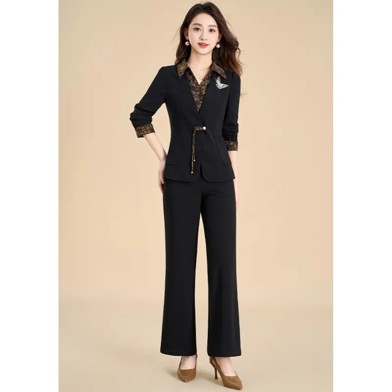 Mylan Casual Suits Women's Black-1