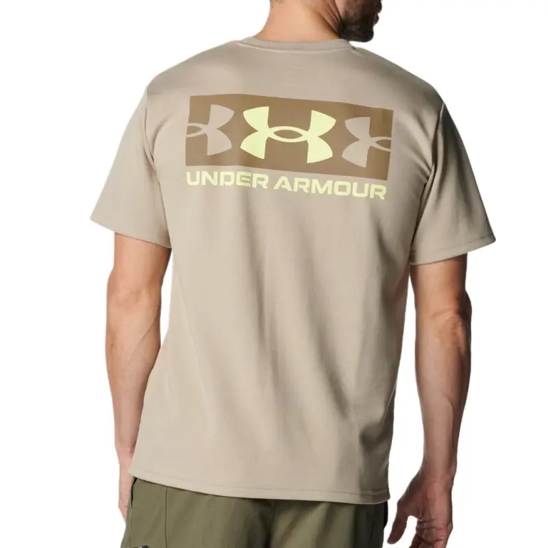 Under Armour Heavyweight Amplify T Shirt Men's Khaki 299-1