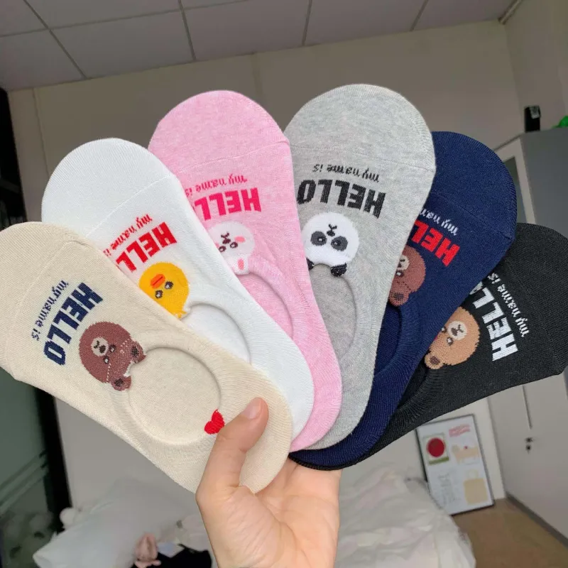 TLXT No Show Socks Unisex Soft Comfortable Summer Thin, Students Couple 3 Pack Combo Set-2