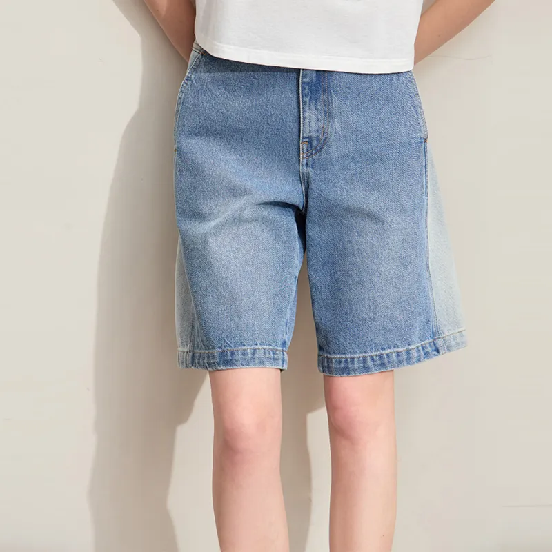 AMII Denim Shorts Women's Denim Blue-5