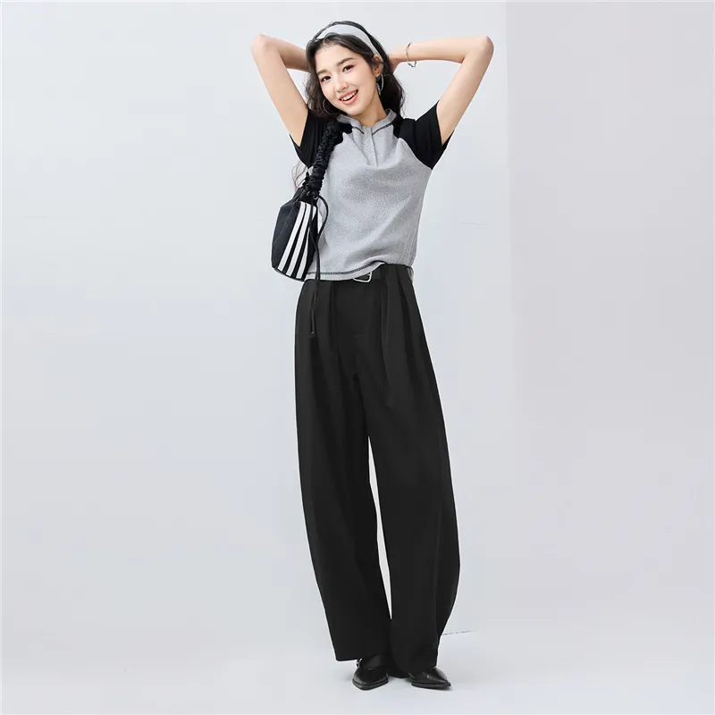 UNIQLO Suit Trouser Women's Elegant Black-5