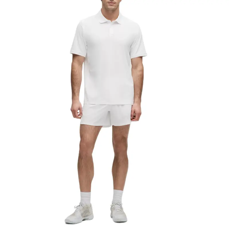 Lululemon UV Protective Striped Mesh Tennis Polo Shirt Men's-2