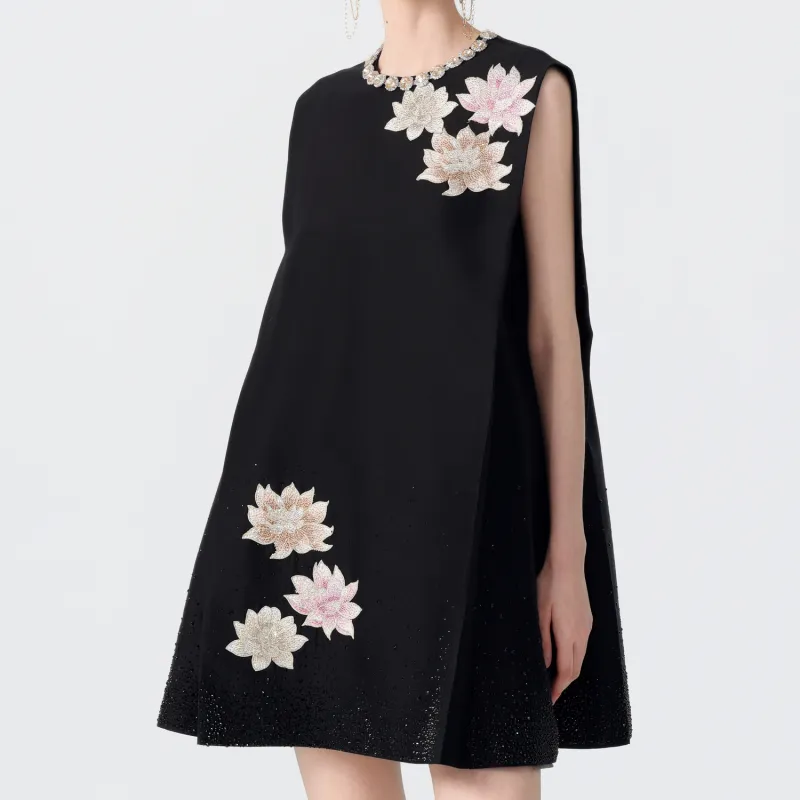 TCH Sleeveless Dress Women's Black-3
