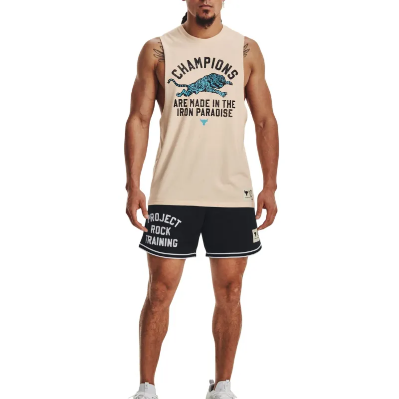 Under Armour Project RockCharged Cotton Tank Top Men's-2