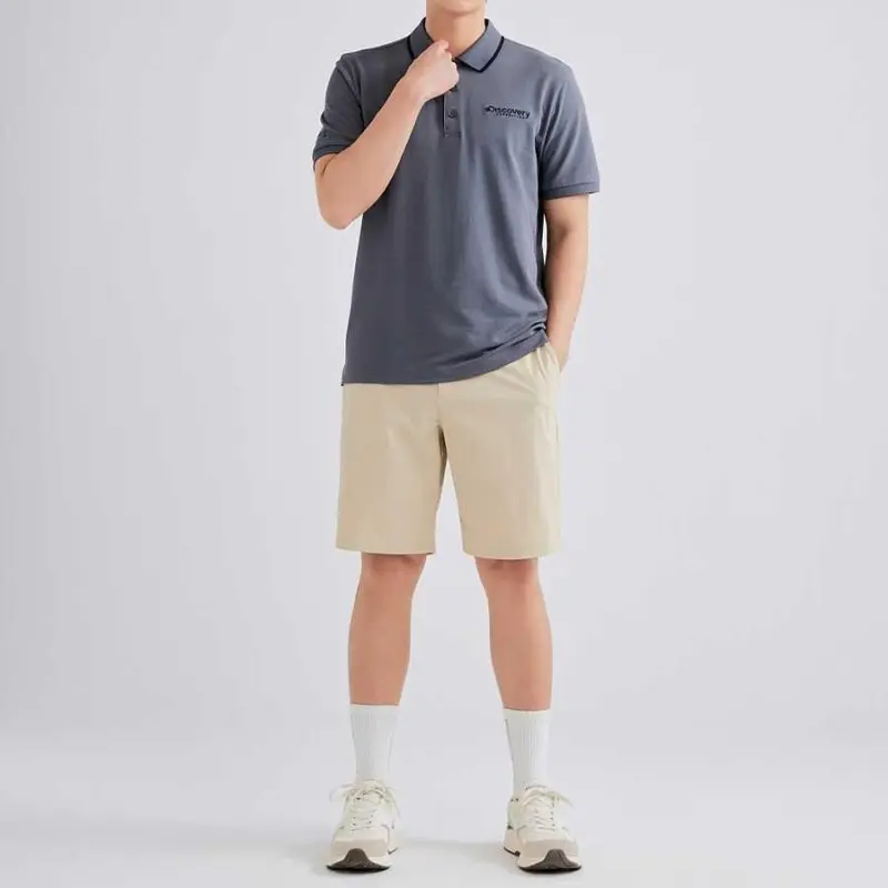 Discovery Expedition 541 Elastic Shokts Neon Beige Casual Shorts Men's Neon Beige-5