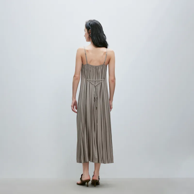 ONLY Slip Dresses Women's E12 Driftwood Gray-4