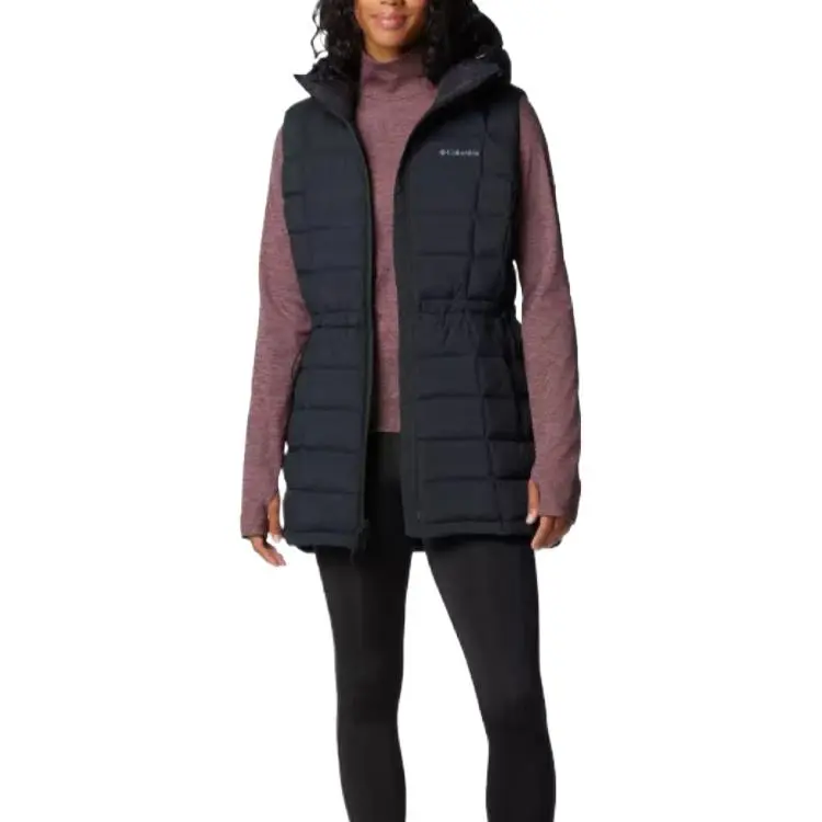 Columbia Ardenwood™ Mid Hooded Down Vest Vest Women's Black-3