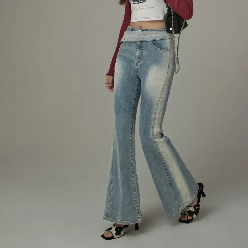 CHUU Jeans Women's Light Denim Blue-2