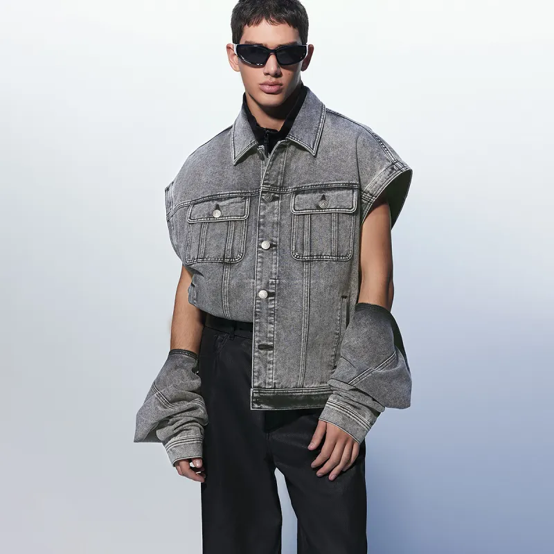 JACK JONES· Jacket Men's Light Denim Gray-2