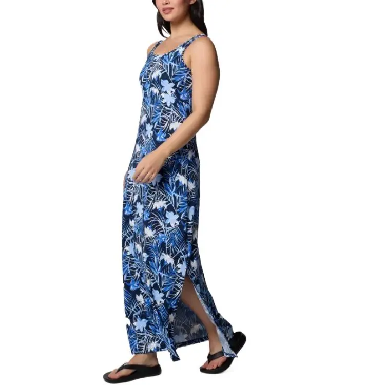 Columbia PFG Freezer Sleeveless Dress Women's Preppy Marine Blue-2