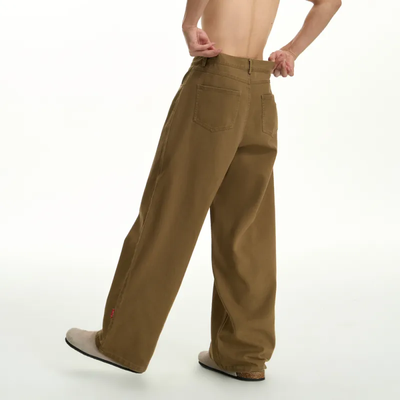 TGNS New In Autumn Straight Fit Workwear Casual Pants Unisex-14