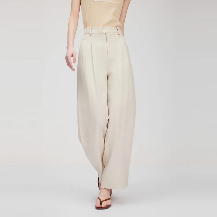 ELLE Casual Pants Women's Khaki-2