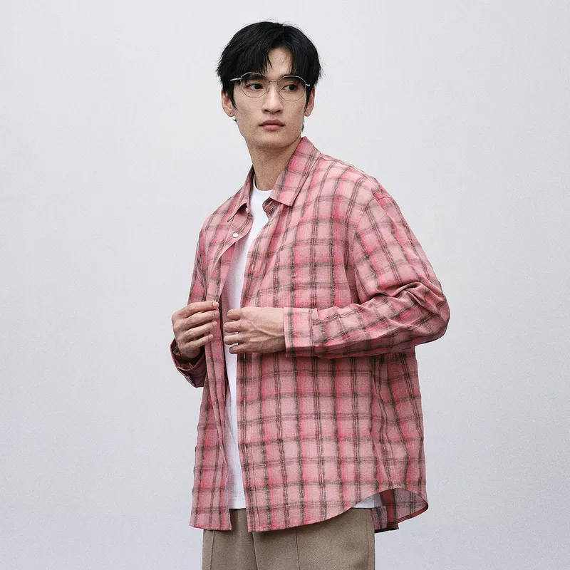 GXG Shirts Unisex Pink Plaid-3
