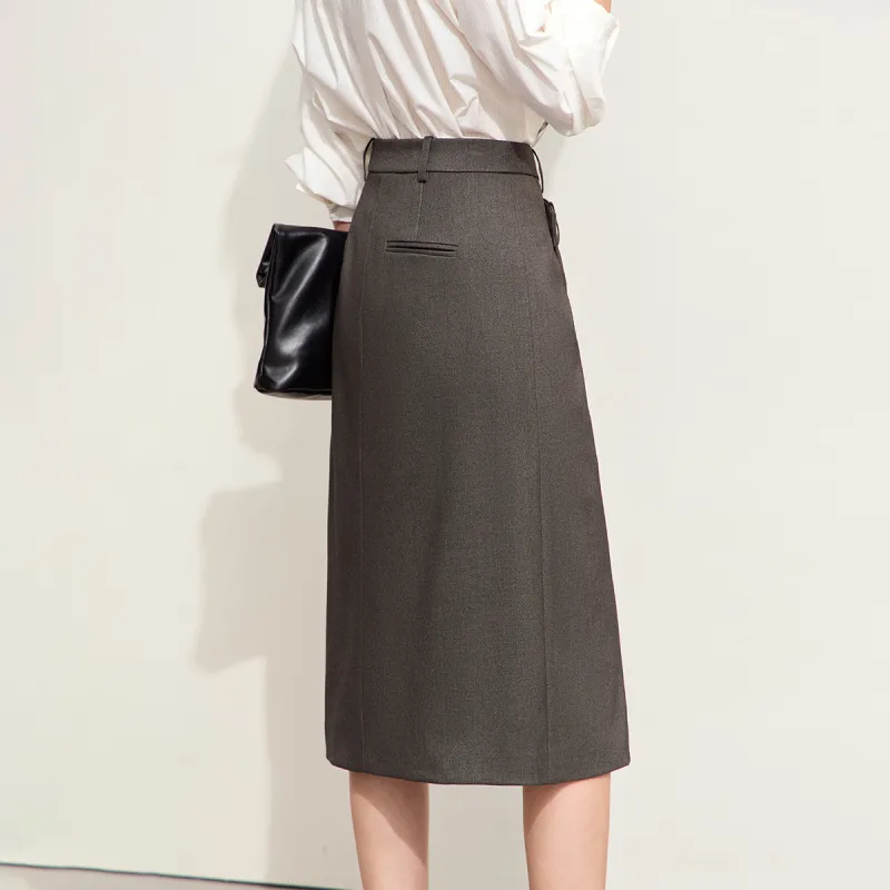 AMII Casual Long Skirts Women's-9