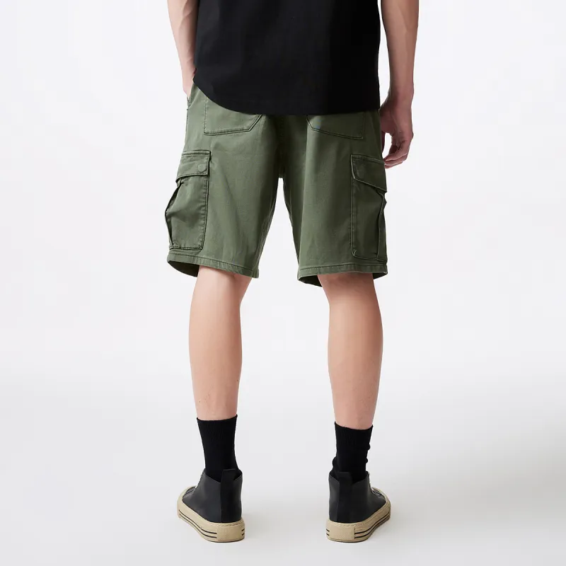 JACK JONES· Denim Shorts Men's E60 Olive Green Gray-4