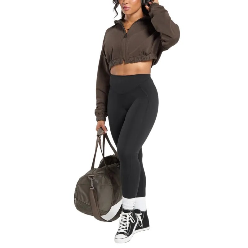 GYMSHARK Superset Sweatshirt Women's Brown-2