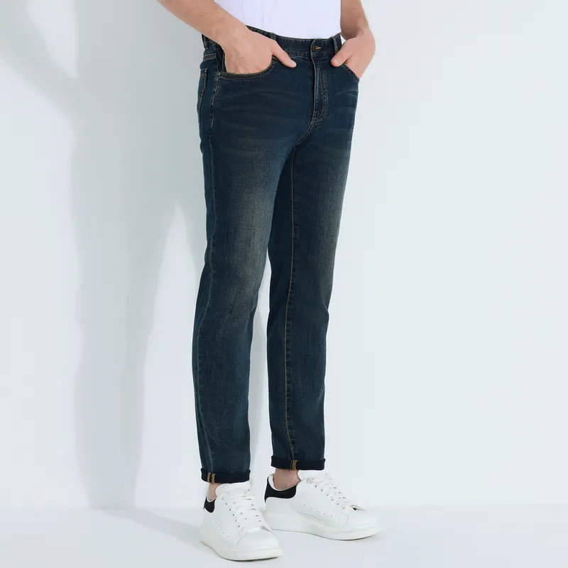 Raidy Boer Jeans Men's Dark Blue-3