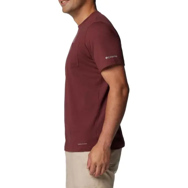 Columbia Thistletown Hills T-Shirt Men's Dark Red-2