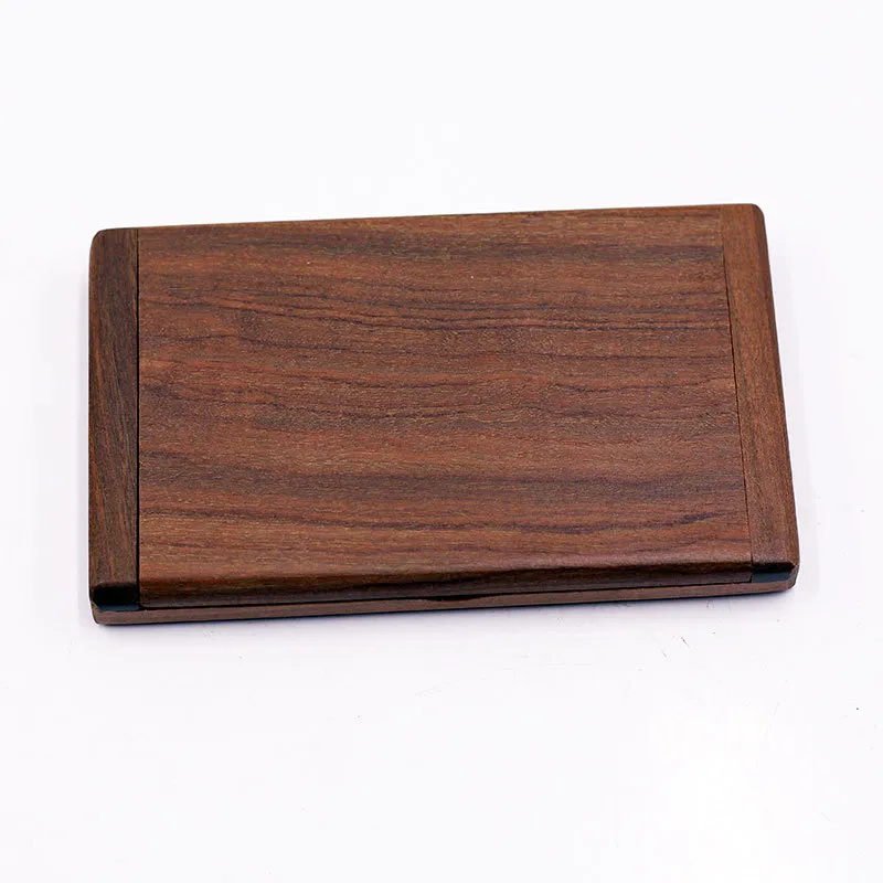 XIBI Golden Sandalwood Foldable Comb And Mirror Set Flap Mirror For On The Go Portability-5
