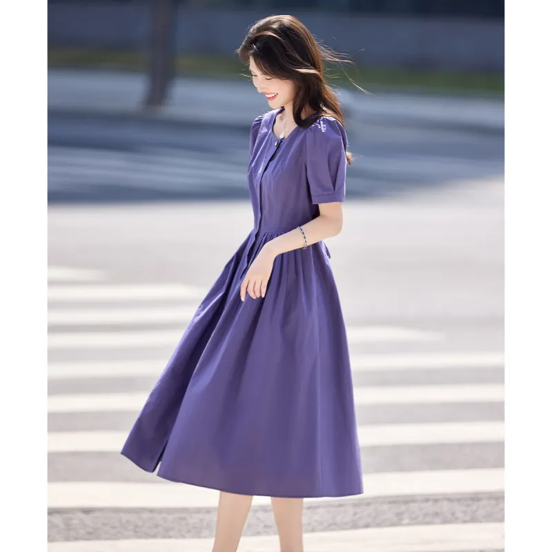 Still Quiet Short Sleeved Dress Women's-4