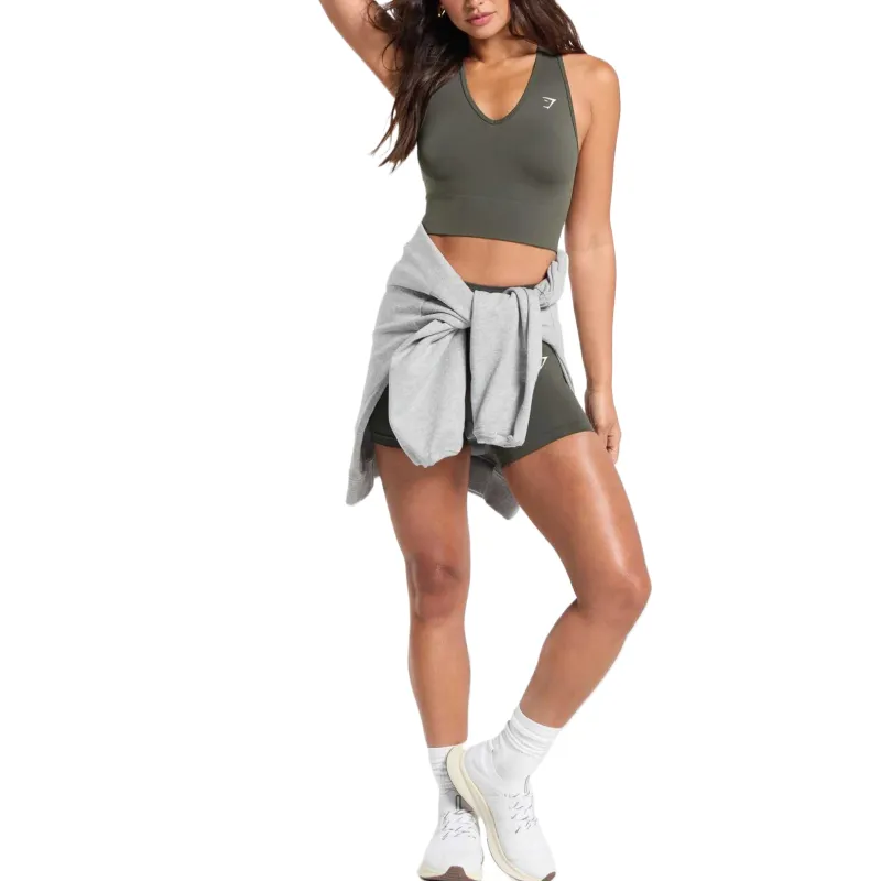 GYMSHARK Yoga Shorts Women's Power Green-3