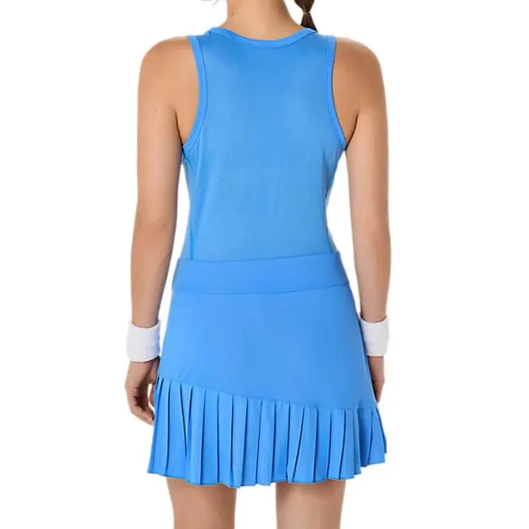 Asics MATCH DRESS Sleeveless Dress Women's Coastal Blue-1