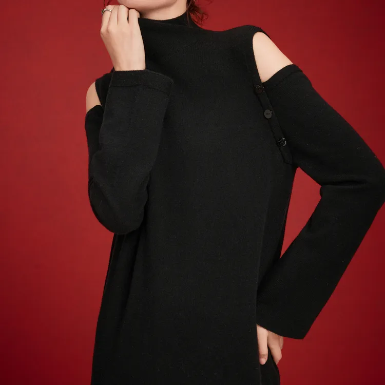 ELLE Long Sleeved Dresses Women's-4