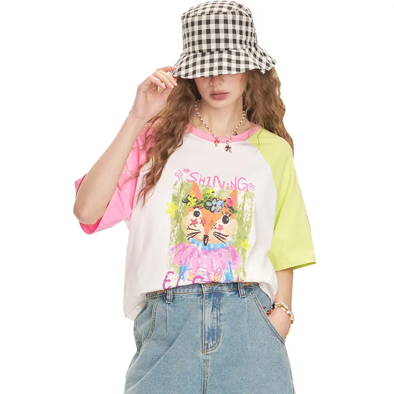 ELF SACK Raglan Sleeve T Shirt Women's-1
