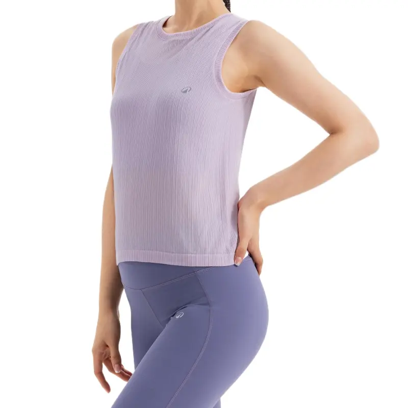 DECATHLON Tank Tops Women's Light Lilac Purple-3