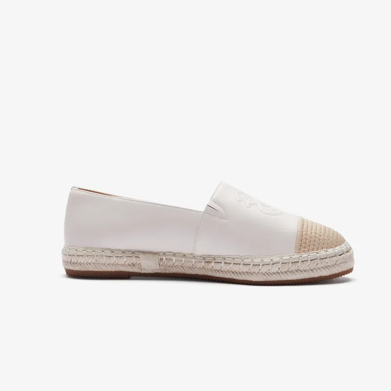LE SAUNDA Espadrilles Women's Almond White/Sun Tanned Brown-7