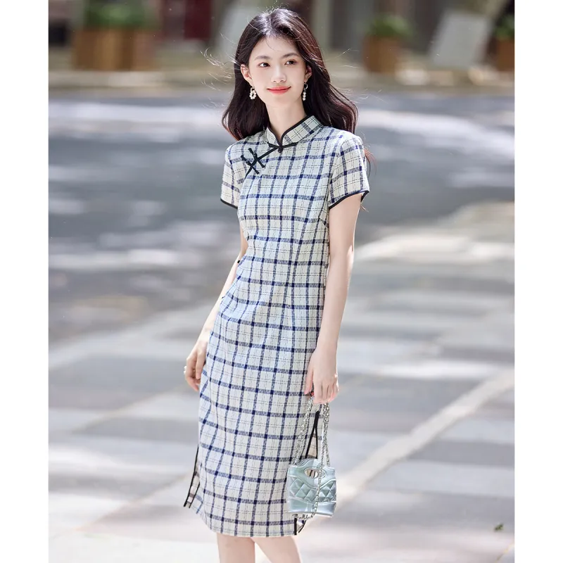 Still Quiet Summer Short Sleeved Dress Regular Women's-3