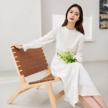 XIANSINIAO Long Sleeved Dress Women's