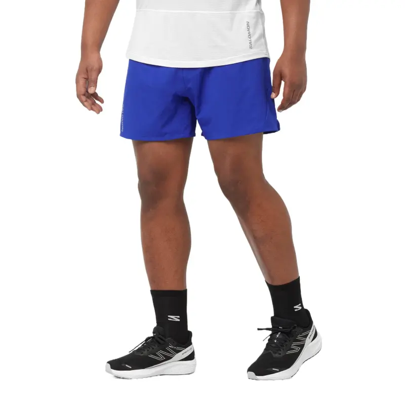 SALOMON CROSS 5' Casual Shorts Men's Blue-1