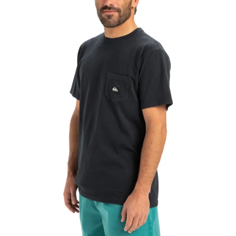 Quiksilver Salt Water T Shirt Men's Black-4
