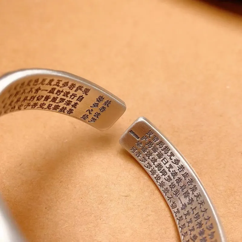 FUYUFU 999 Fine Silver Bangles Women's-2