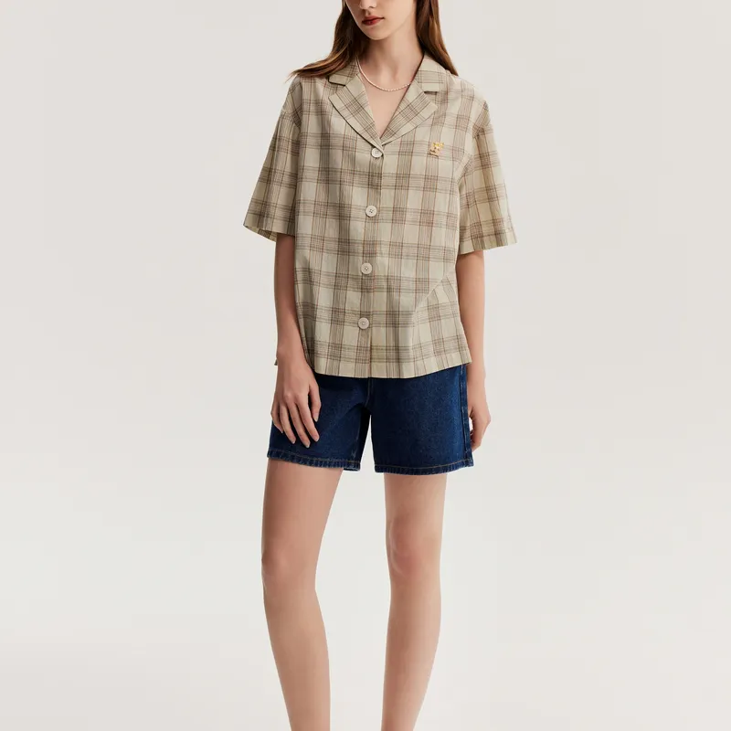 E.land Shirt Women's Army Green-4