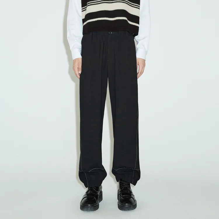 CROQUIS Casual Pants Unisex 417 Mixed Navy Blue-2
