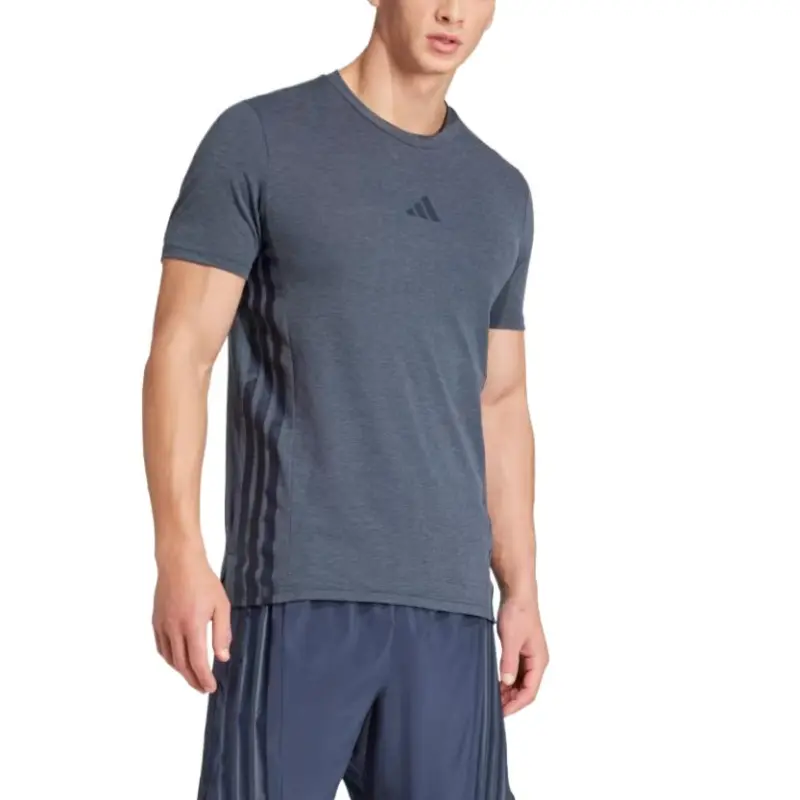 Adidas D4TClimacool 3S T Shirt Men's Gray-1