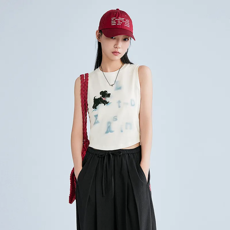 LEDIN Tank Tops Women's White-5