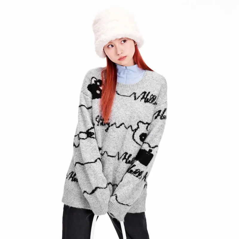 LEDIN Knitwear Women's Silver Candle Gray-2