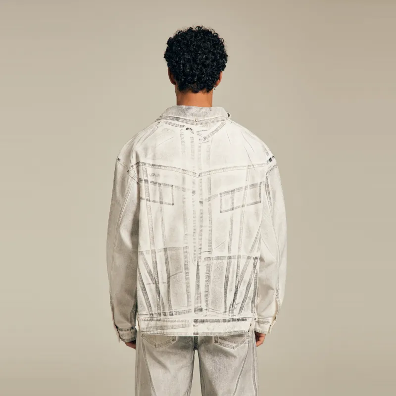 88rising Denim Jackets Unisex White-2