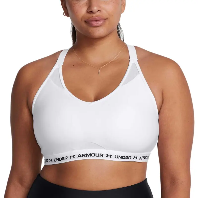 Under Armour CrossbackFlow HeatGear Sports Underwear Women's White 100-5