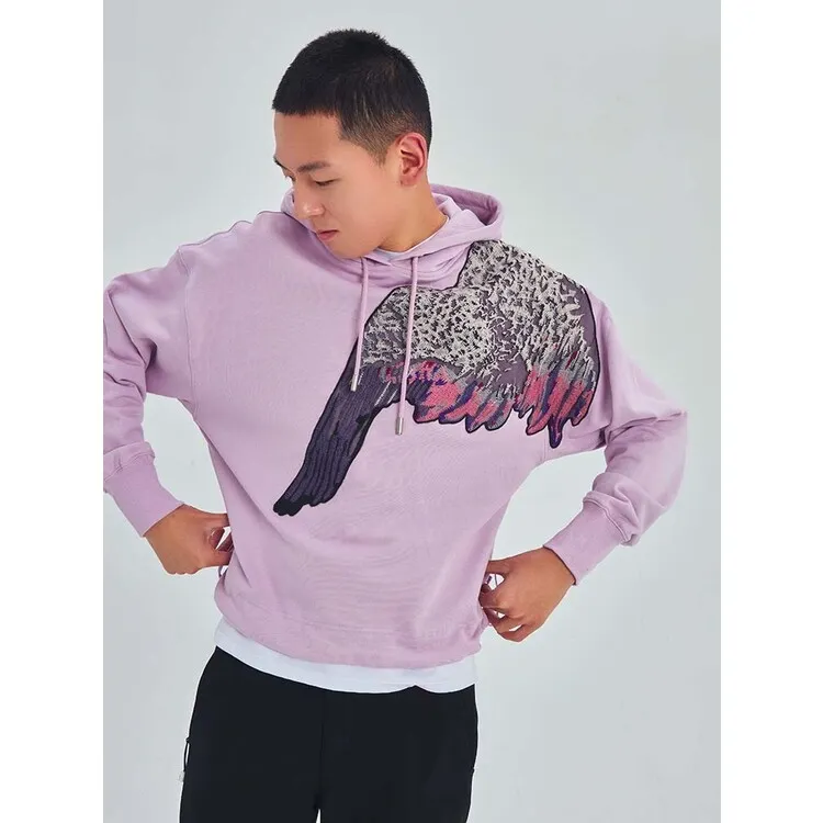 JI CHENG Sweatshirt Unisex Lilac-4
